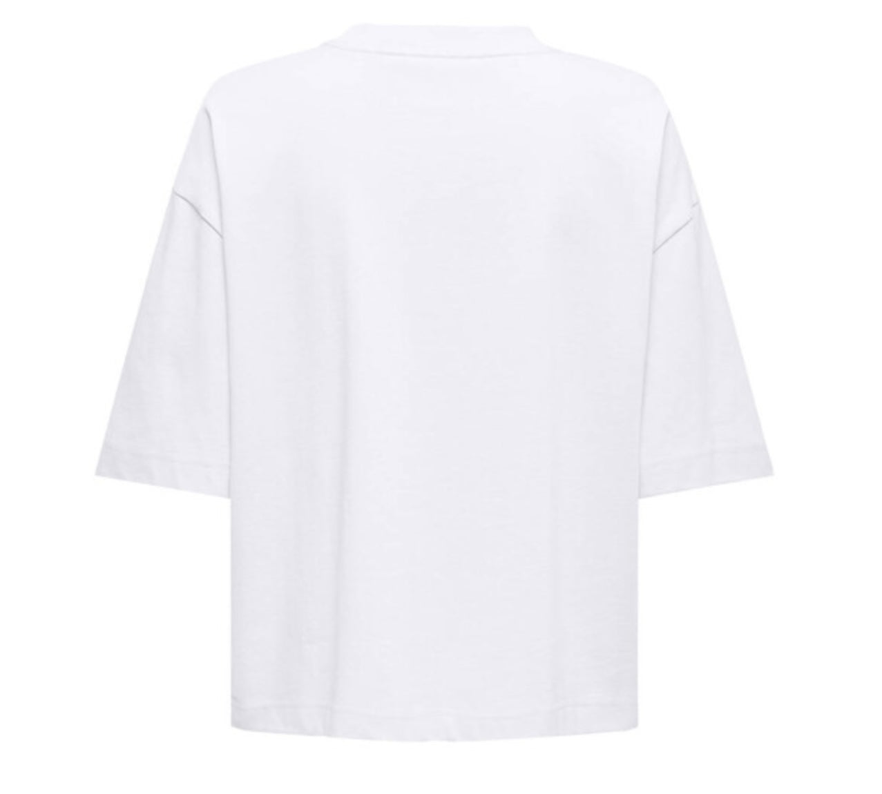 LARA S/S BOXY TEE - White