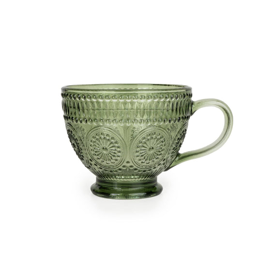 Glass Mug - Green