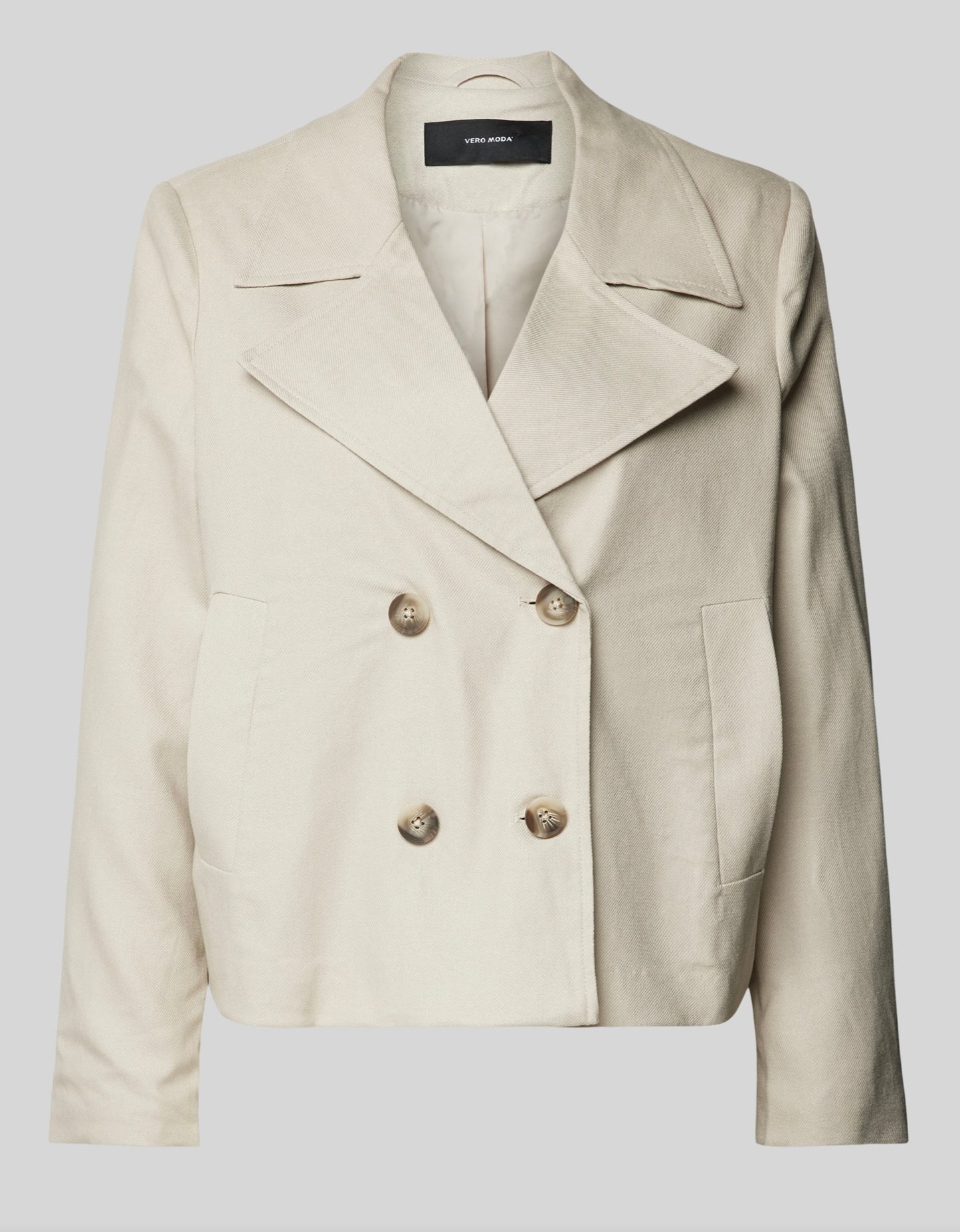 EMMAMIA SHORT TRENCHCOAT - Silver Lining