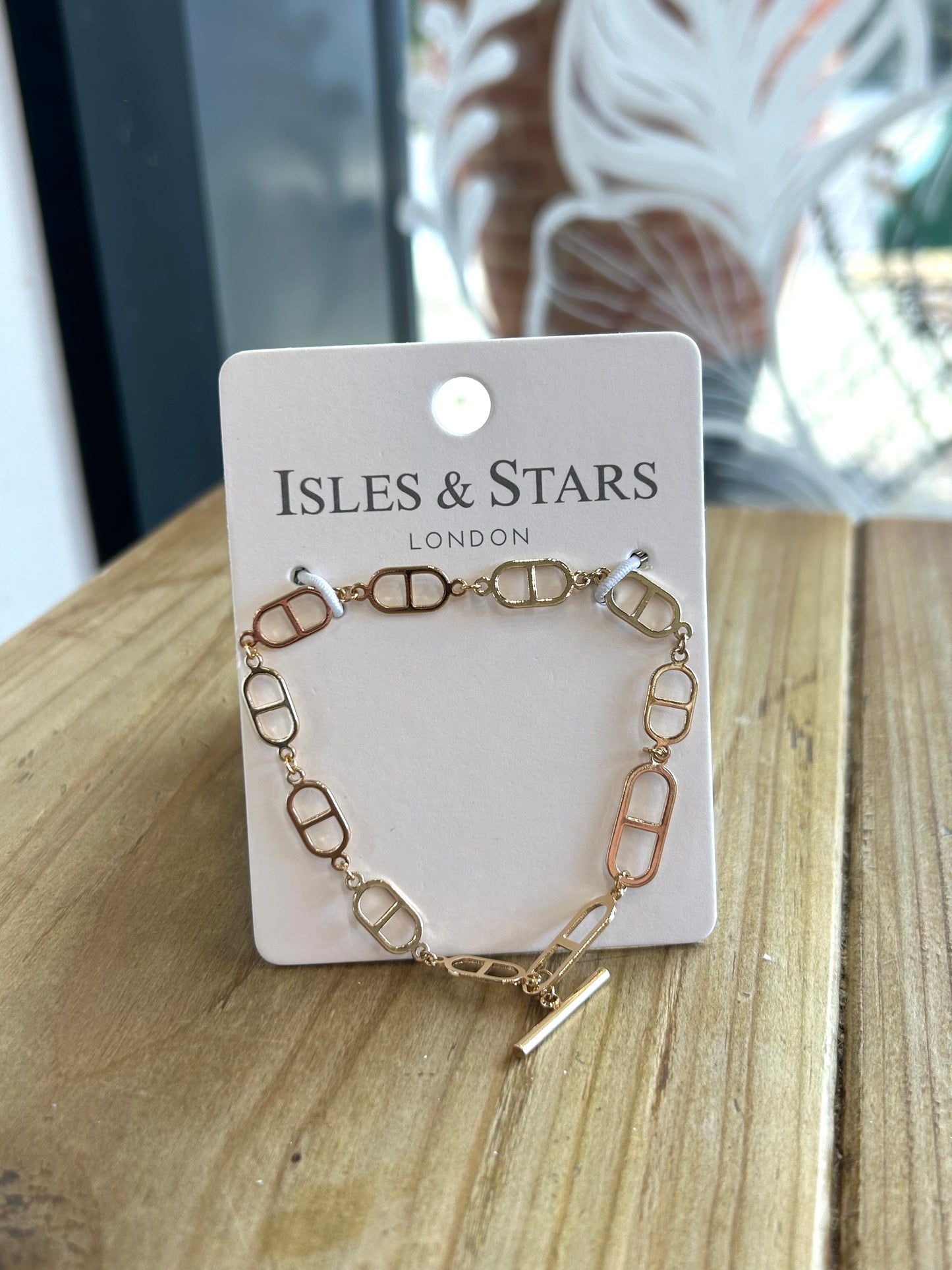Interlock Chain Bracelet - Gold