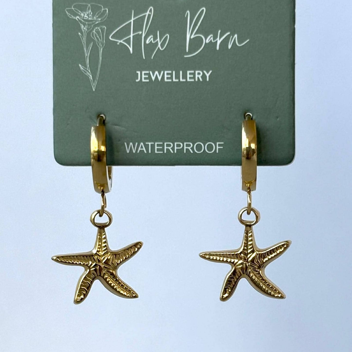 Tarnish Resistant Starfish Huggies