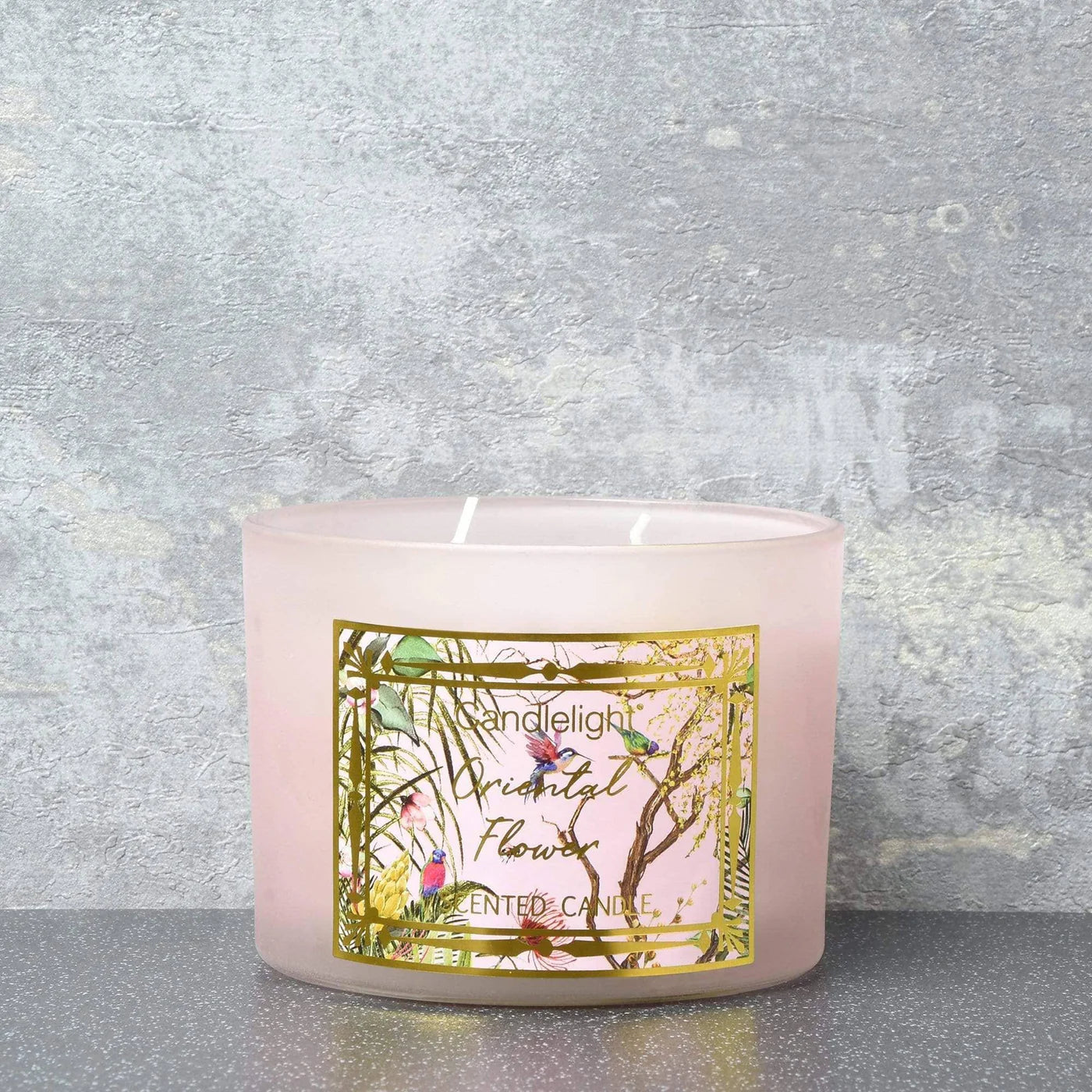 Candlelight Oriental Flower Candle