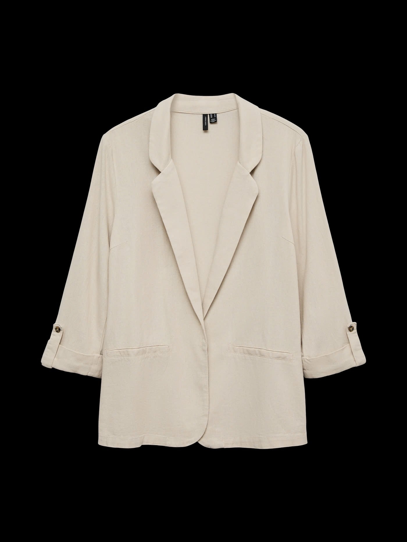 JESMILO 3/4 LOOSE BLAZER - Silver Lining
