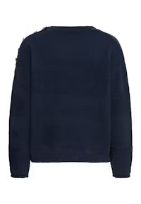 ASTRA DETAIL KNIT - Navy