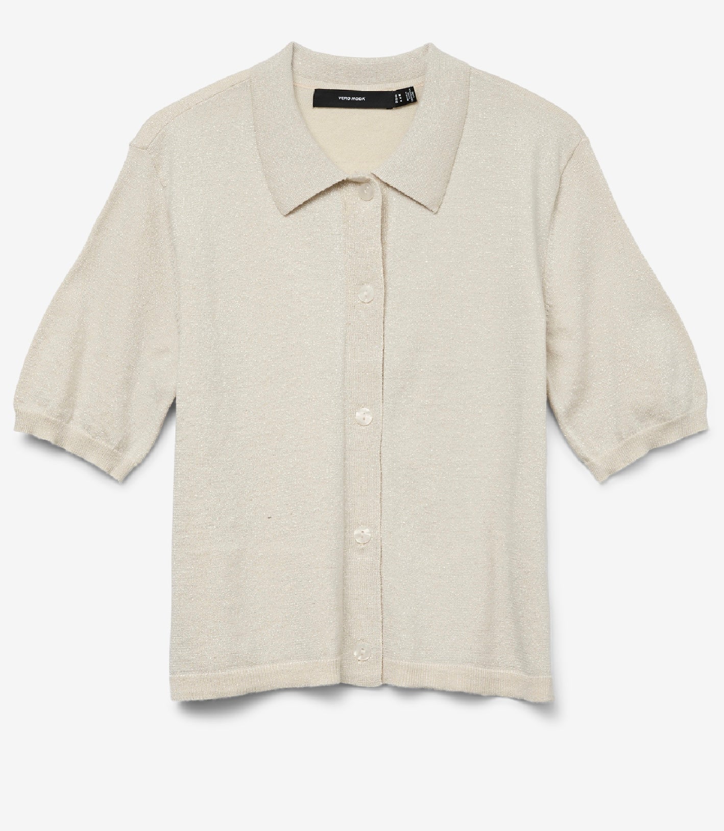 HAPPYSHINE 2/4 POLO PULLOVER - Birch w/Silver Lur