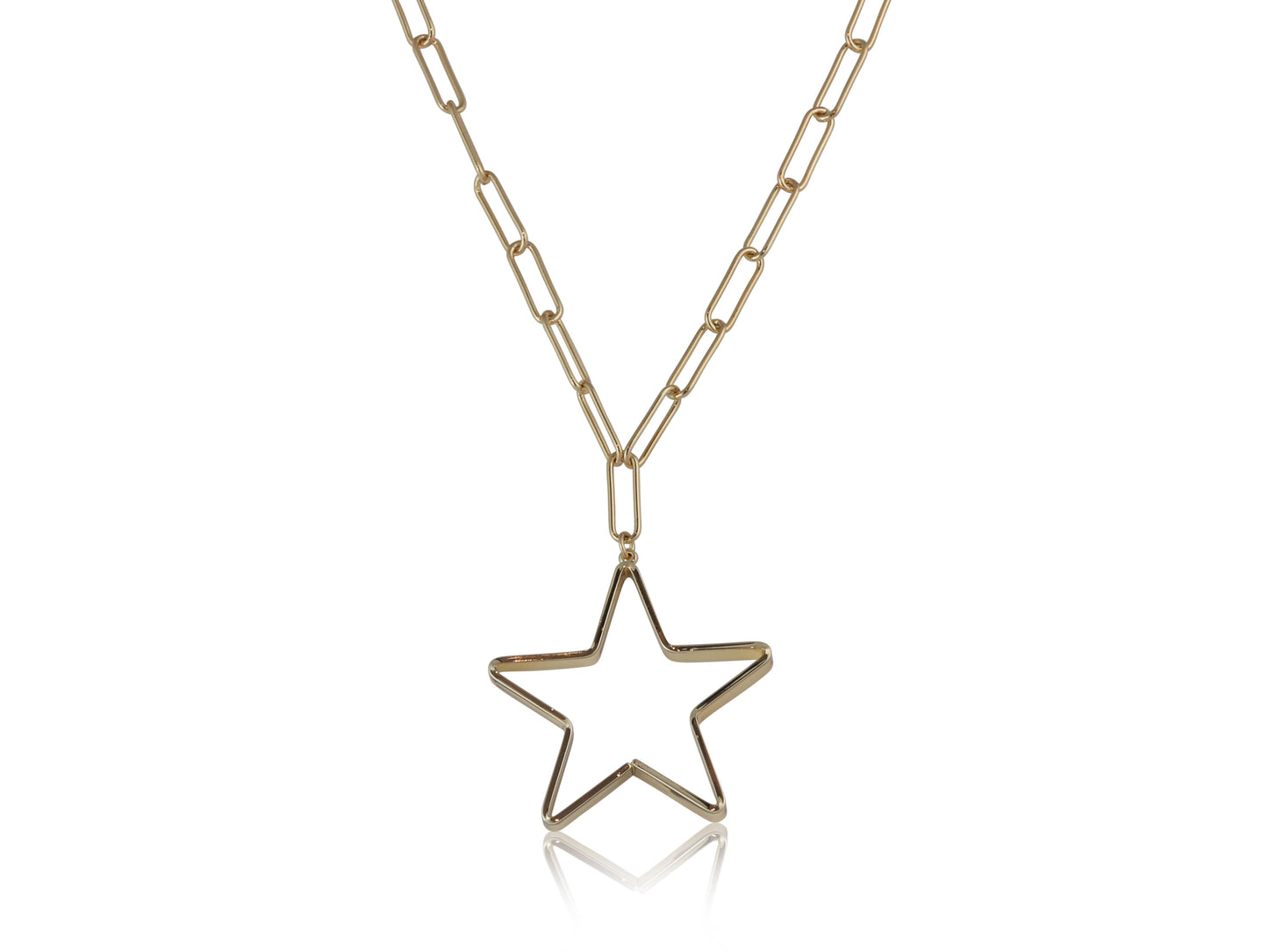 Ivy Star Chain Necklace: GOLD