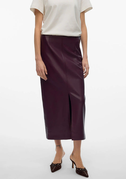 OLIVELIPPA HW COATED 7/8 SKIRT - Winetasting