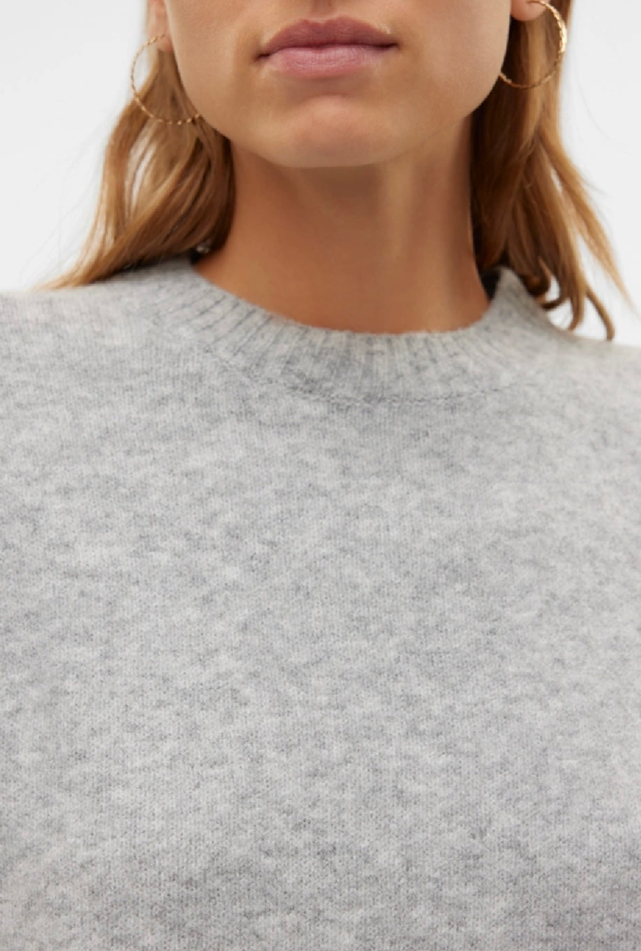 BOOM LS O-NECK PULLOVER - Grey
