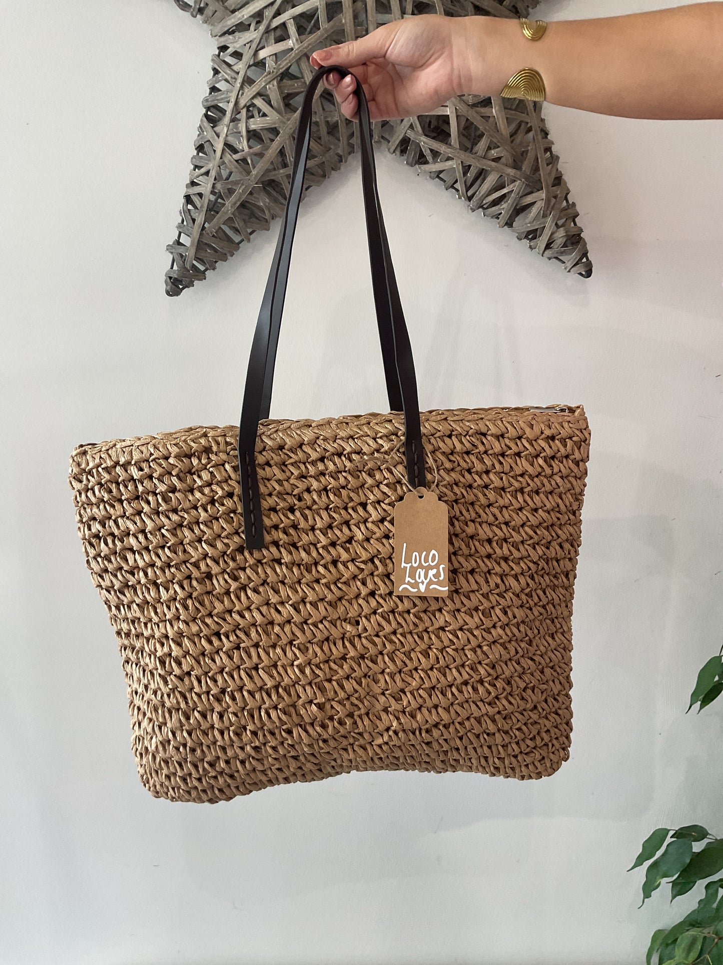 STRAW RATTAN BAG
