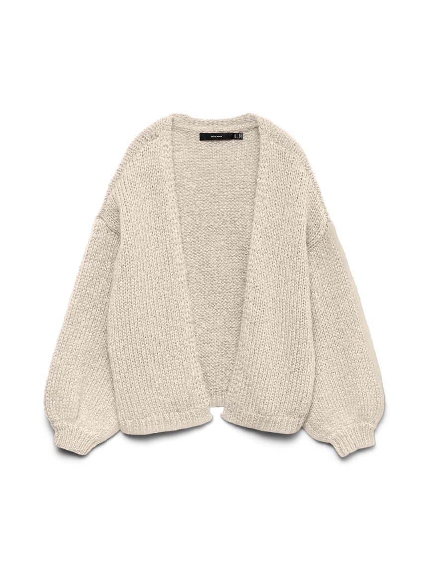 MAYBE LS OPEN CARDIGAN - Birch