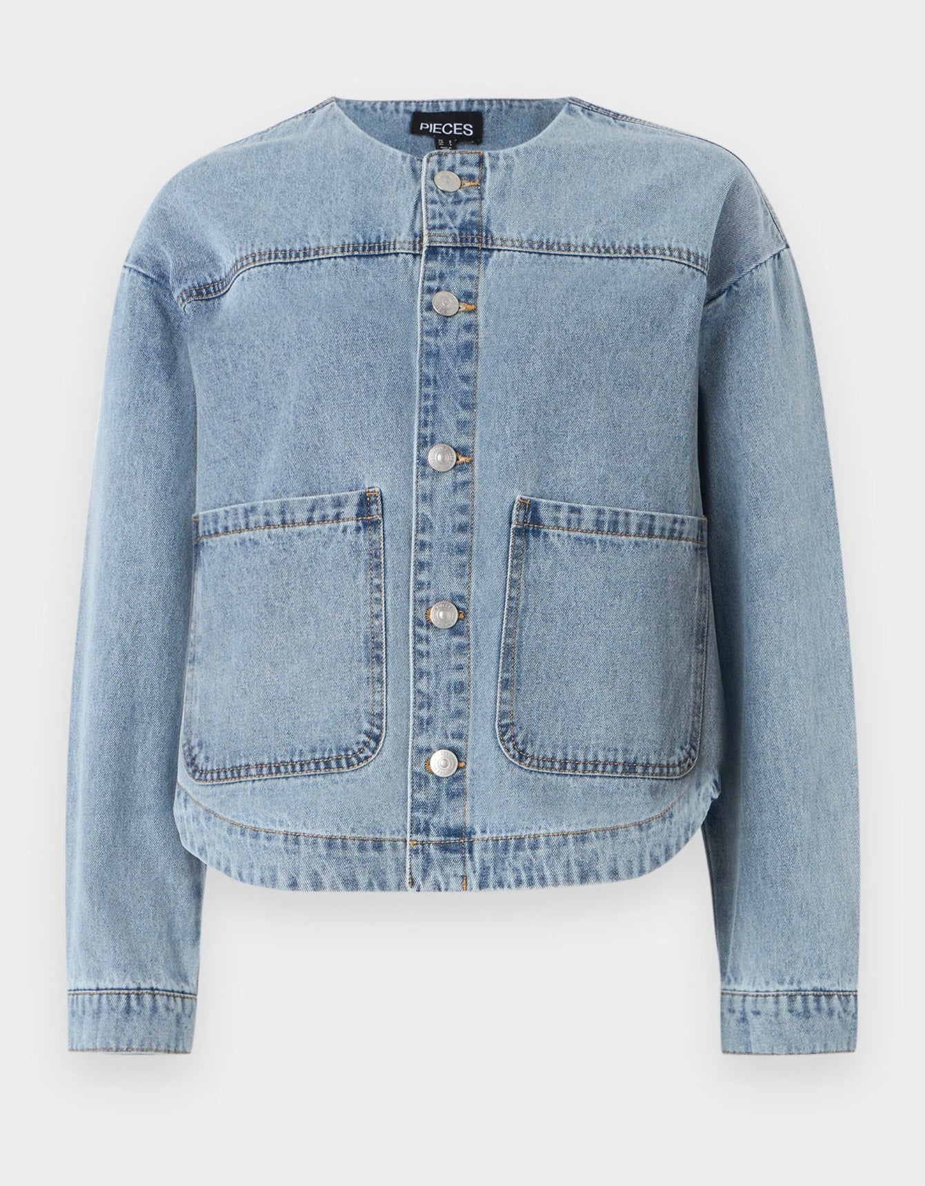 TRIANNA DENIM JACKET- Light Blue Denim