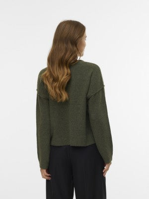 BESTI LS O-NECK PULLOVER - Grape Leaf