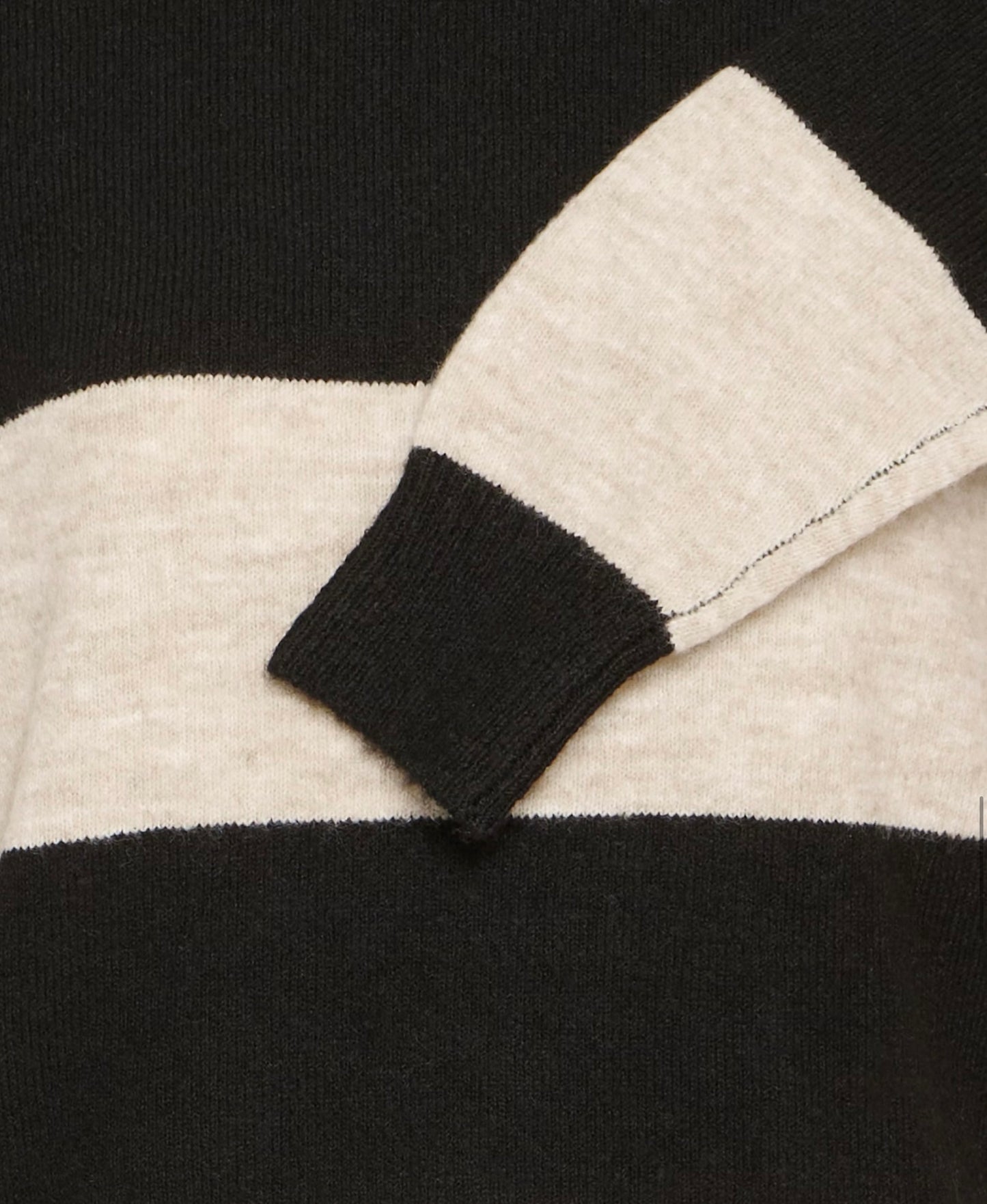 EDEEN LS KNIT - Meteorite Stripe