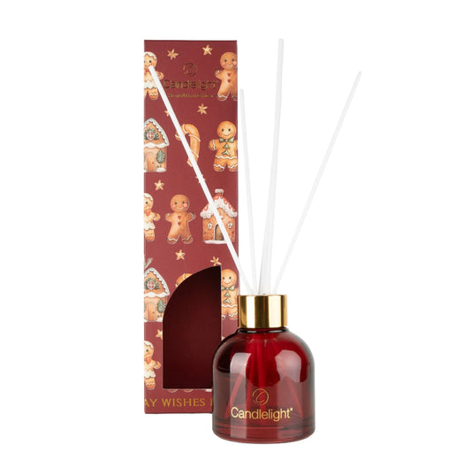 Candlelight Made with Gingerbread Kisses Reed Diffuser
