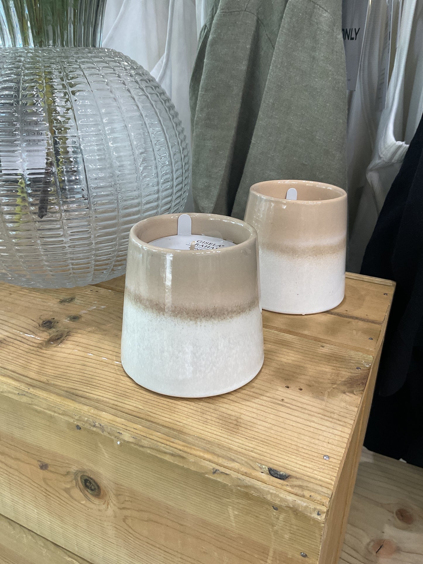 Gisela Graham Stoneware Scented Candle - Ocean