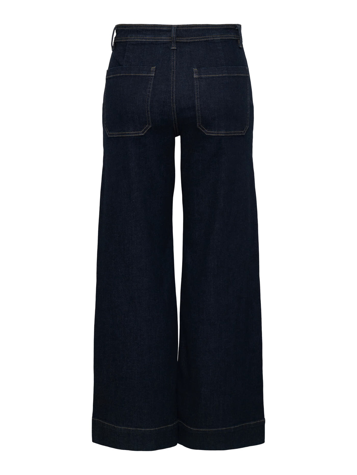 MADISON HW CHINO WIDE DENIM - Dark Blue