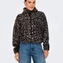 LANA L/S TEDDY ZIP CS SWT - Black Leo