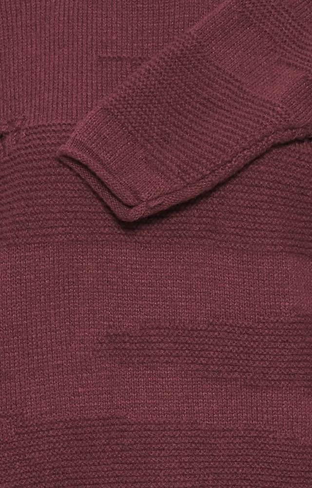 ASTRA DETAIL KNIT - Burgundy