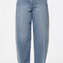 SISSEL HW BARREL DENIM JEANS - Medium Blue Denim
