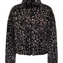 LANA L/S TEDDY ZIP CS SWT - Black Leo