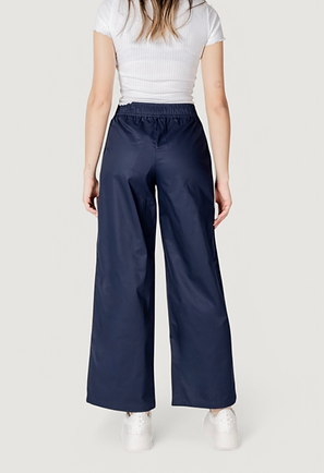 ZORA MW PULL-UP PIPING PANT - Night Sky/Cloud Dancer