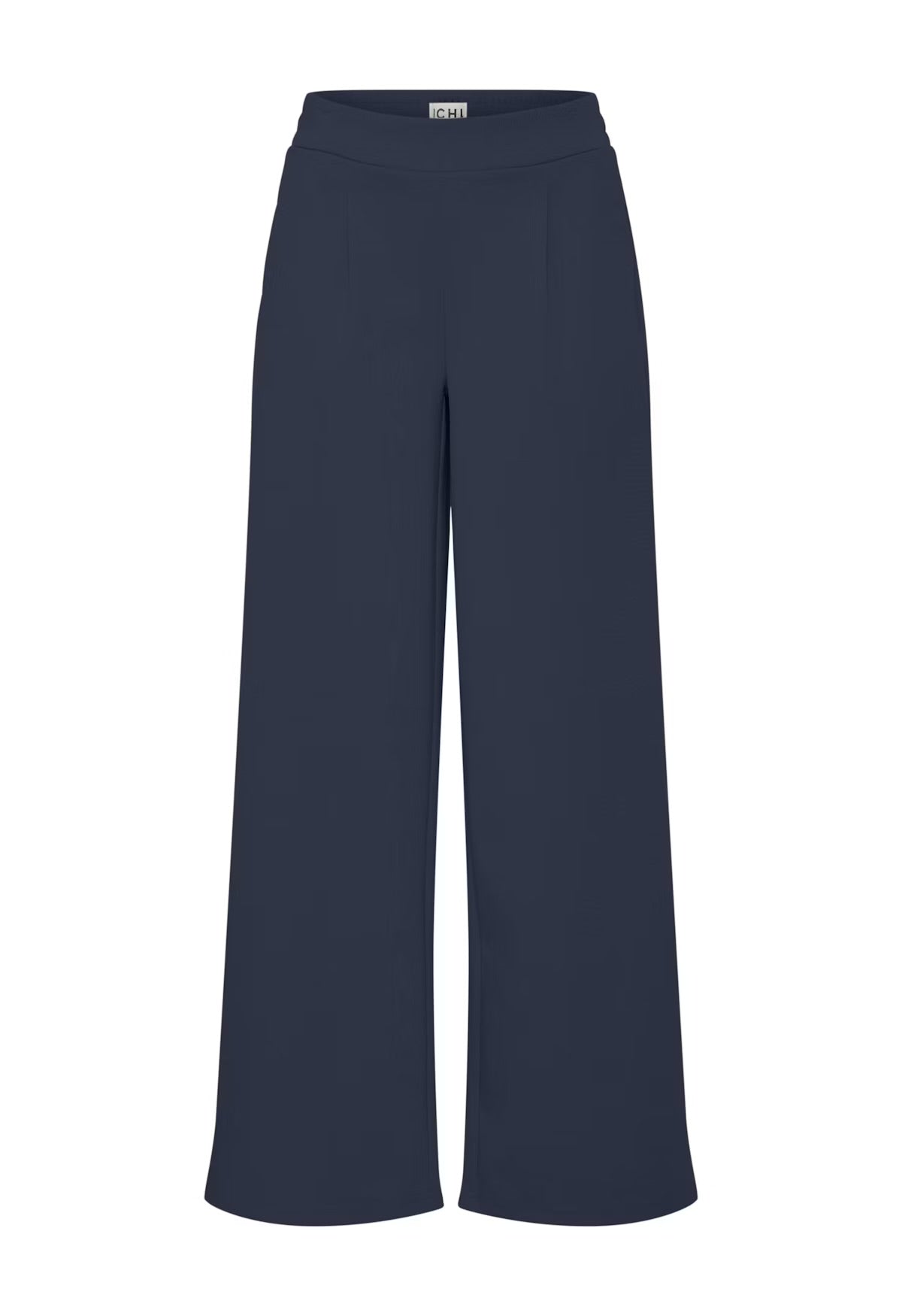 KATE SUS LONG WIDE TROUSERS - Total Eclipse