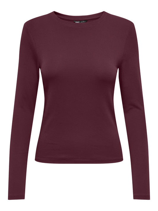 RILEY O-NECK L/S TOP JRS - Winetasting