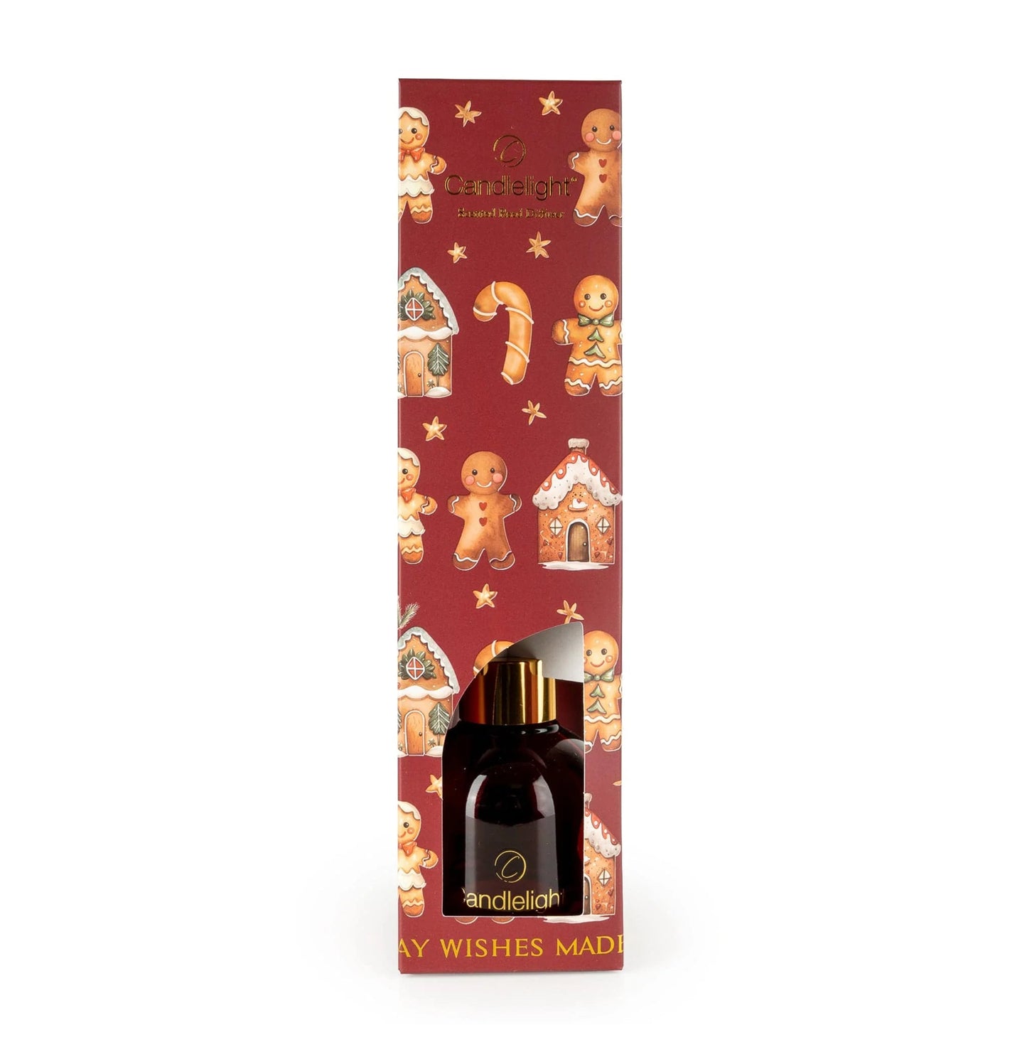 Candlelight Made with Gingerbread Kisses Reed Diffuser
