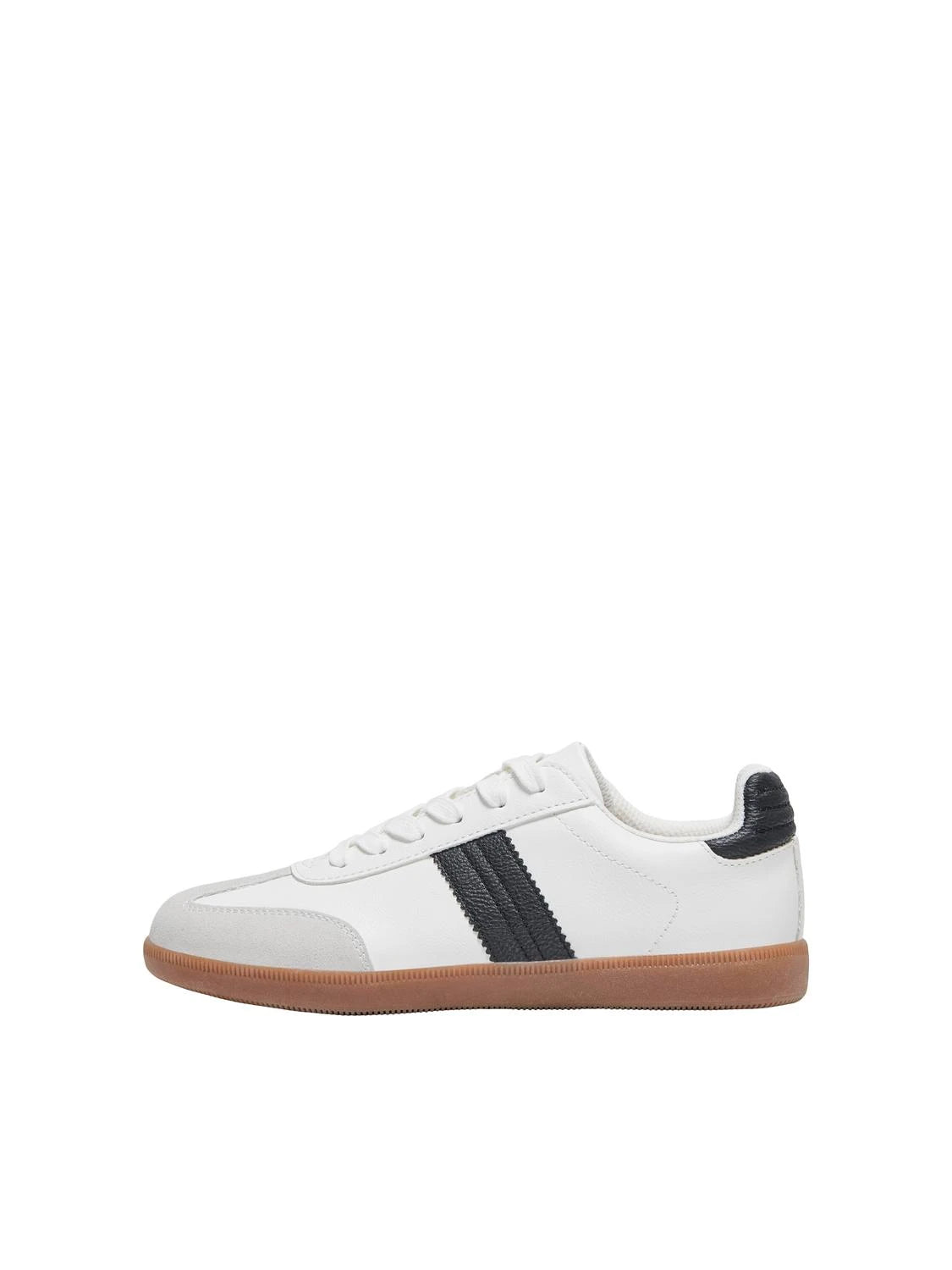 AMBER PU SNEAKER - White