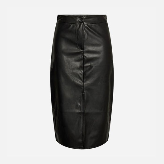 OLGA HW MIDI SKIRT - Black