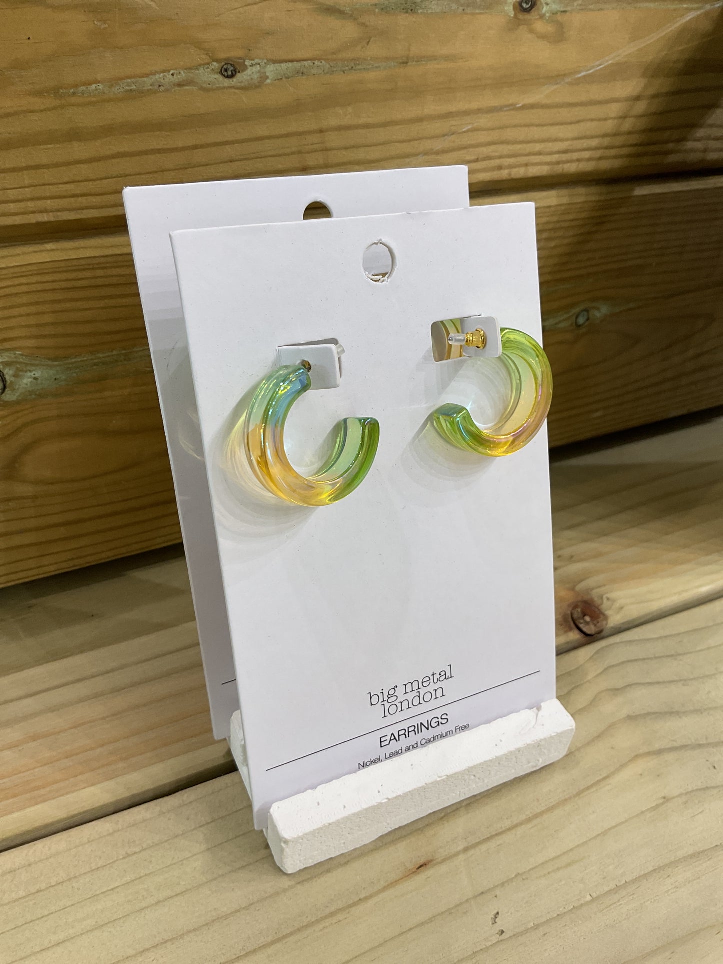 Perspex hoop green