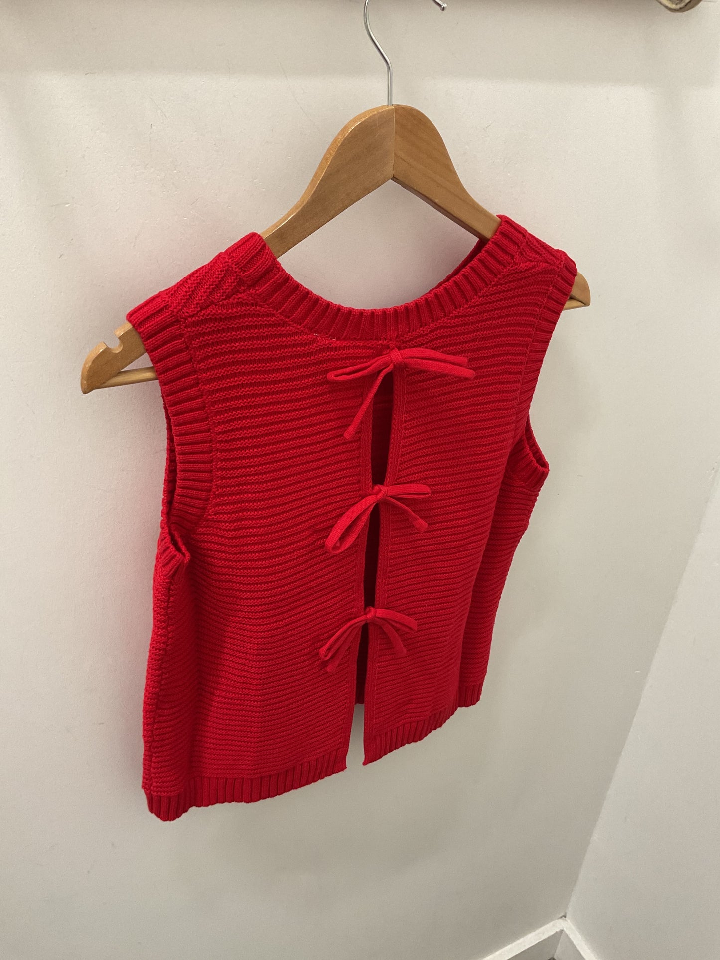IHDOTTIES TIE VEST - Fiery Red
