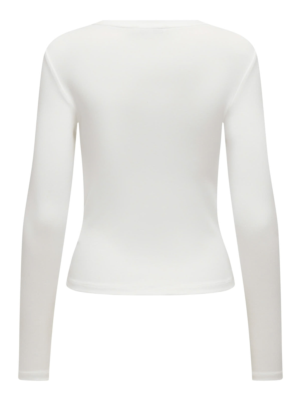 RILEY O-NECK L/S TOP JRS - White