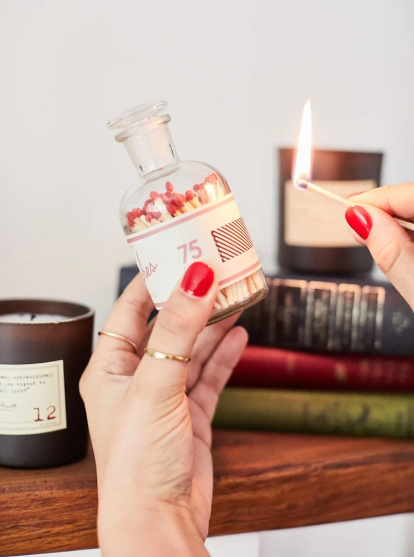 Bottle Matches - Red