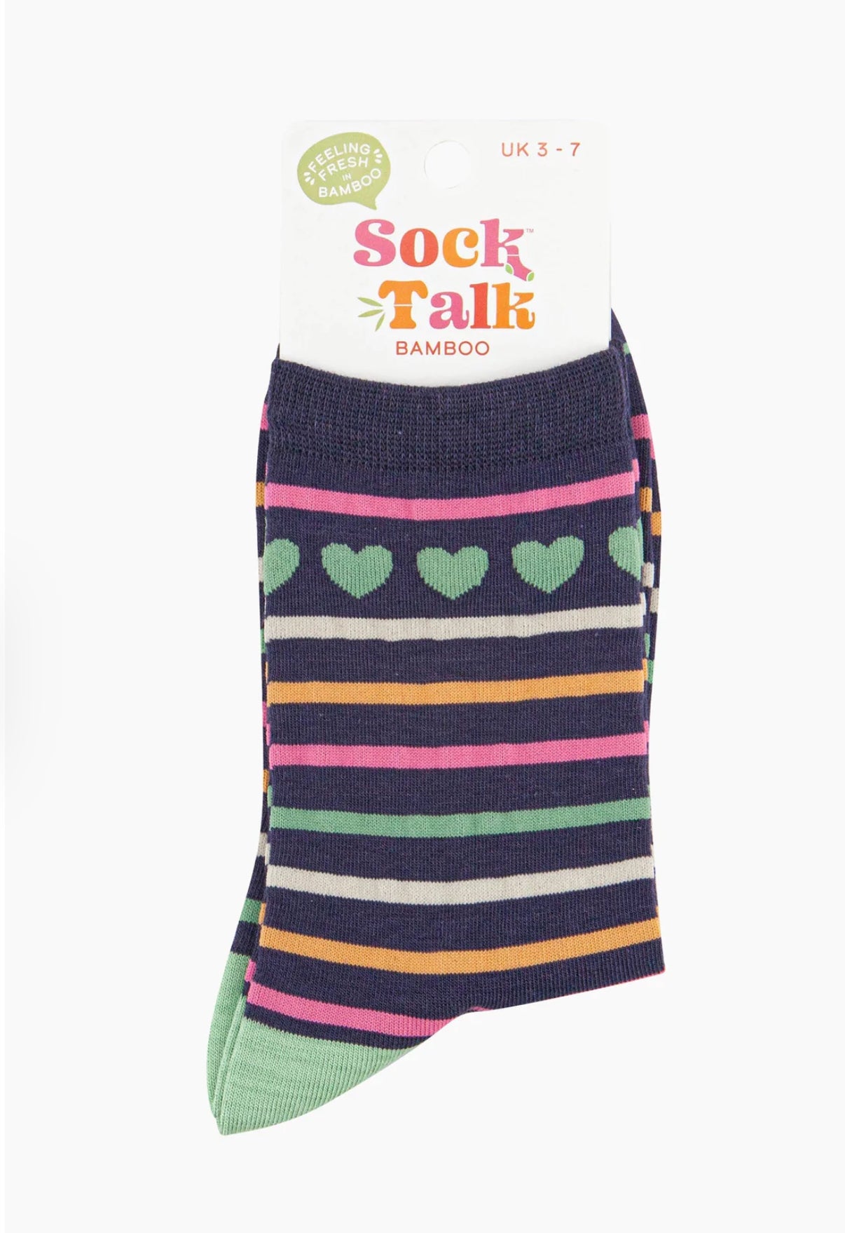 Bamboo Socks - Multi Stripe