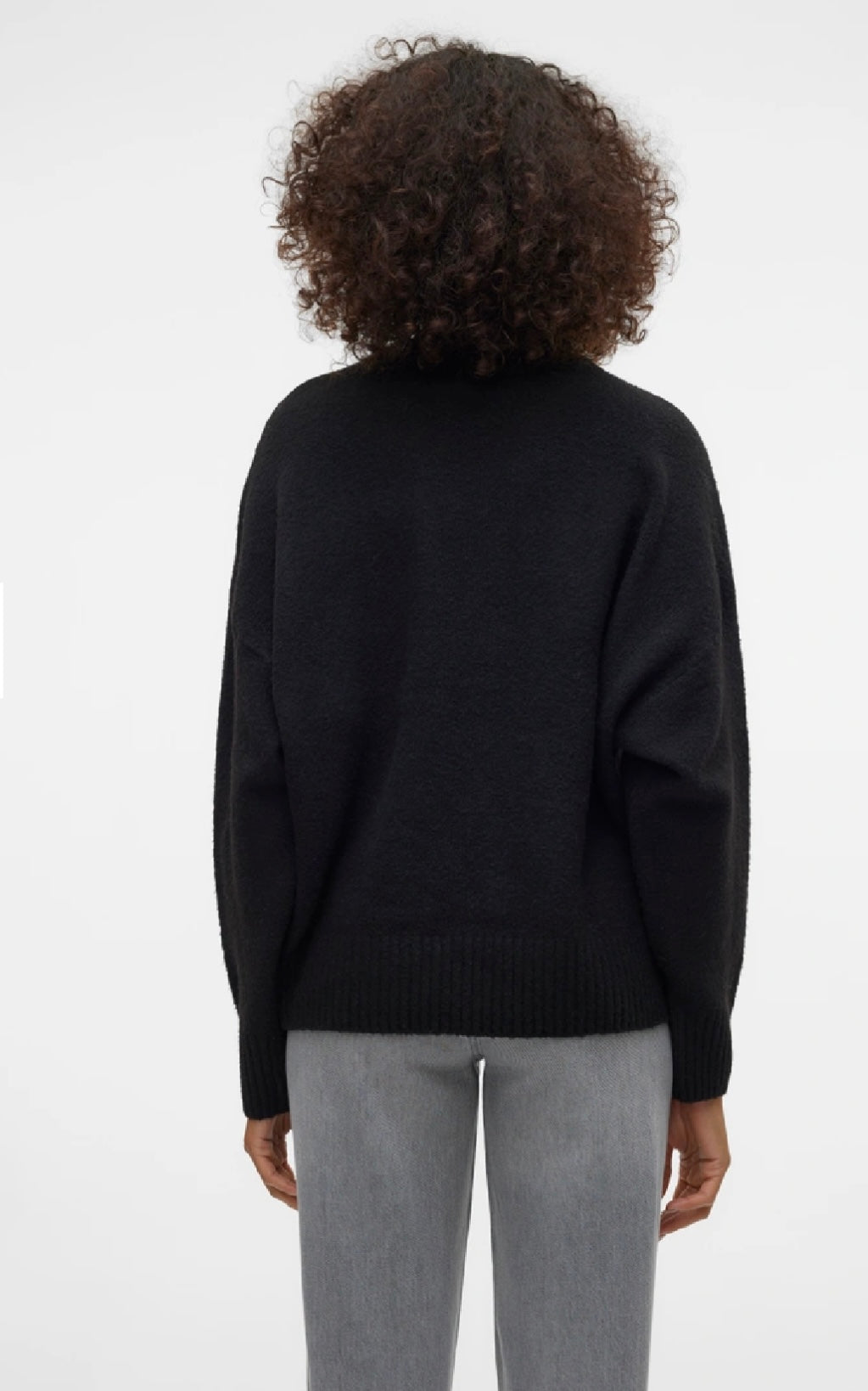 BOOM LS O-NECK PULLOVER - Black