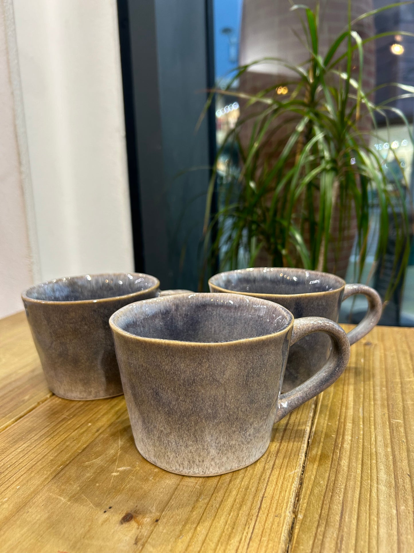 Blue Grey Glazed Mug