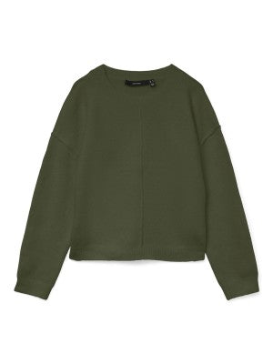 BESTI LS O-NECK PULLOVER - Grape Leaf