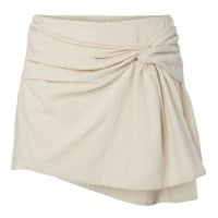 AGNES HW SKORT WVN - Natural