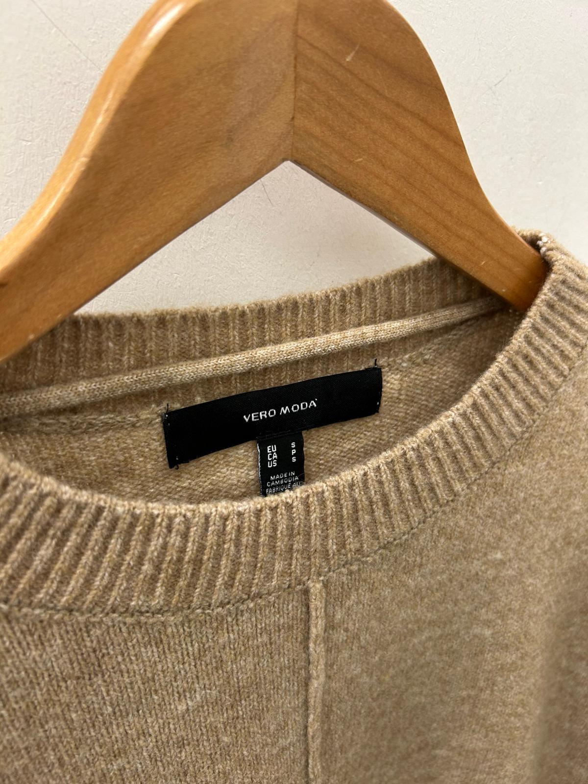 BESTI LS O-NECK PULLOVER - Silver Mink