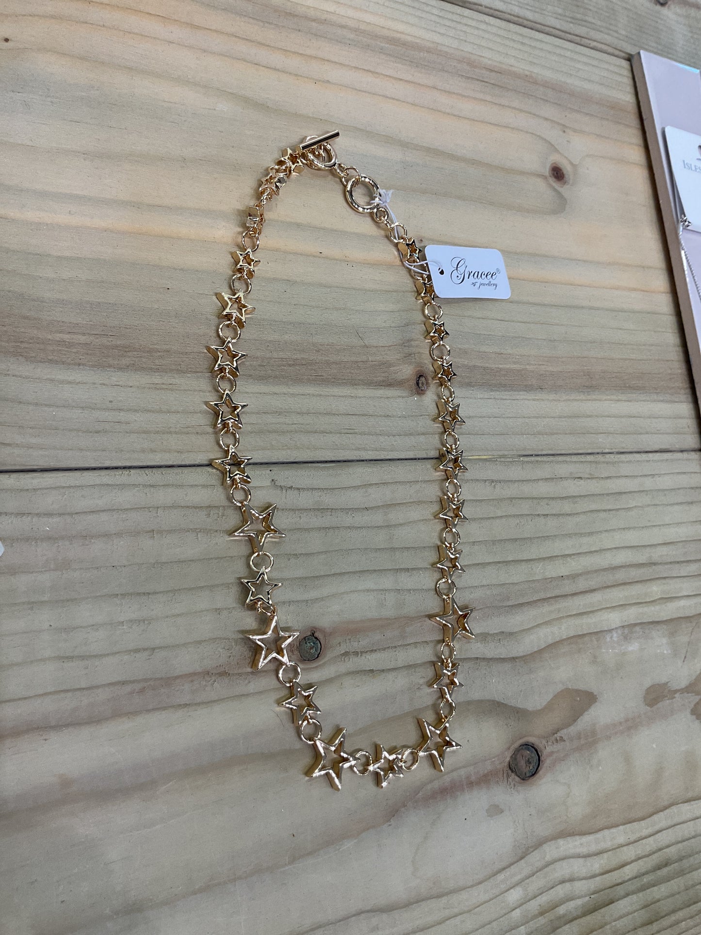 Star Chain Necklace - Gold