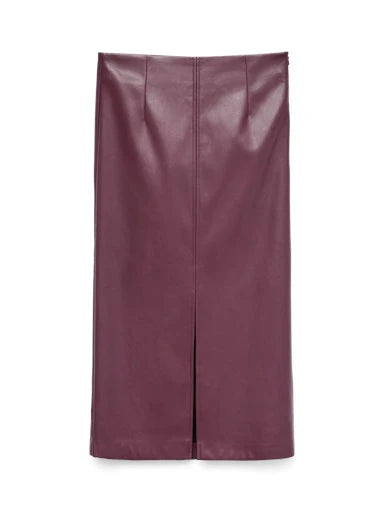 OLIVELIPPA HW COATED 7/8 SKIRT - Winetasting