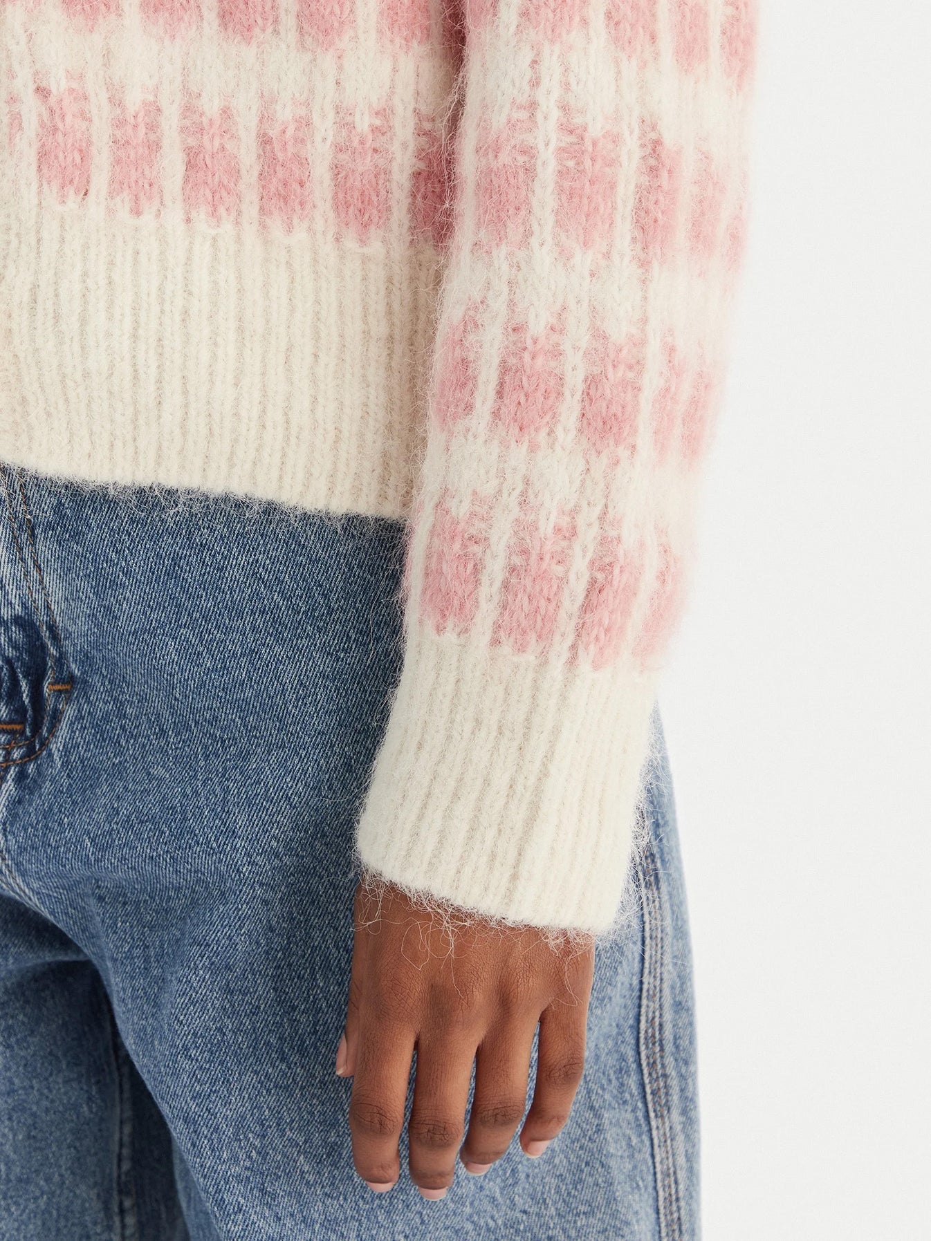 LISA CARDIGAN - Birch / Rose