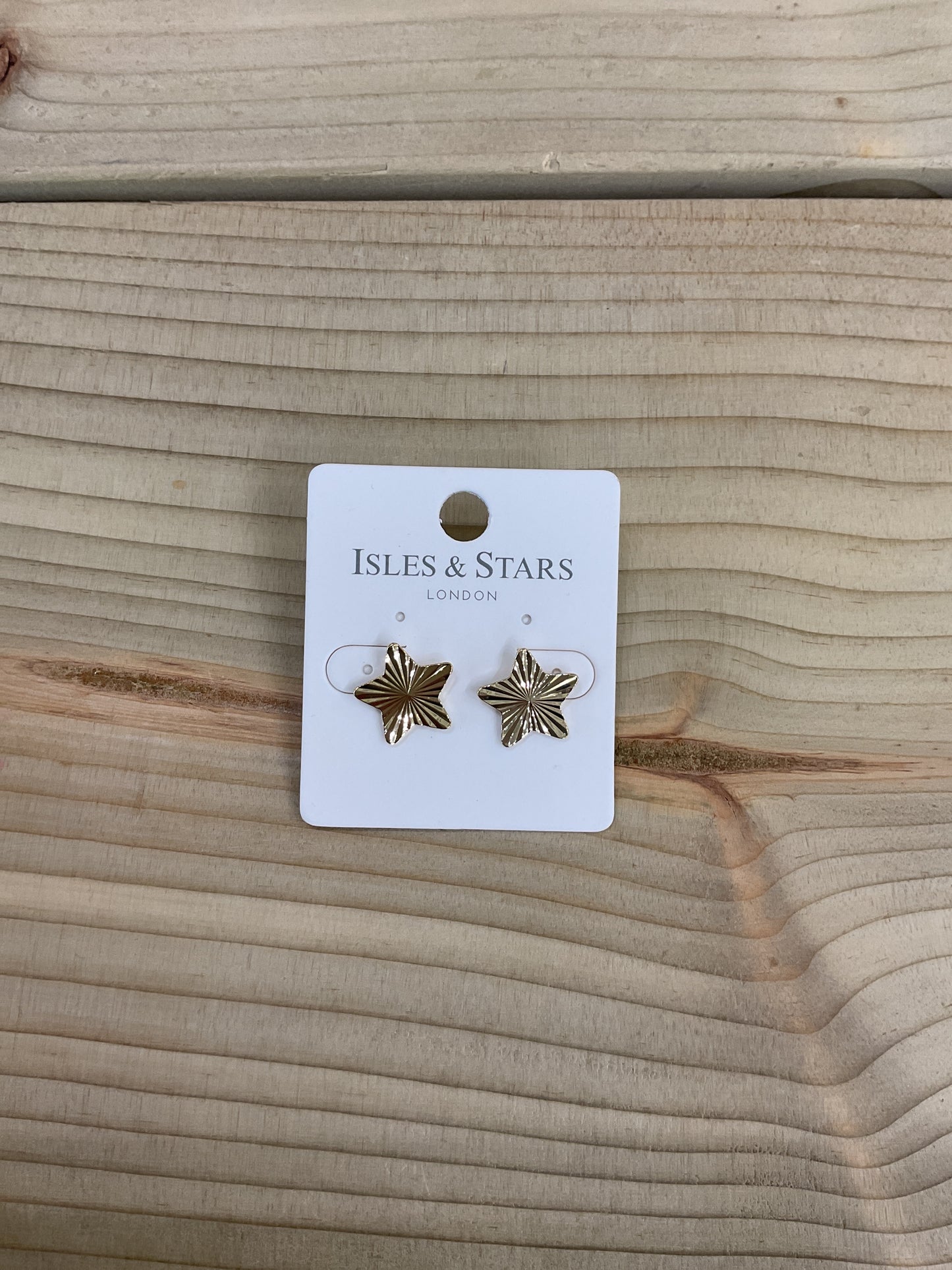 Star studs gold