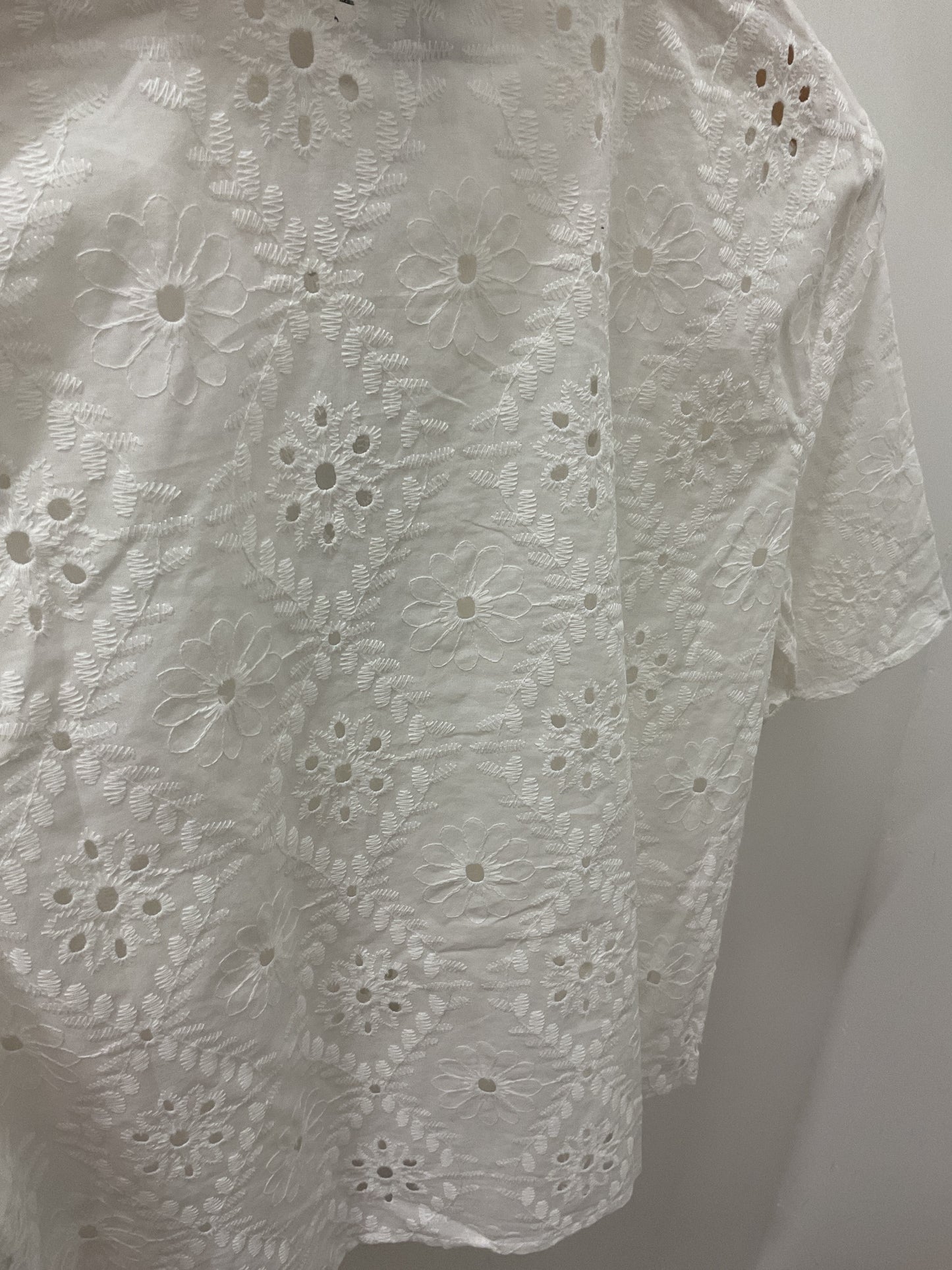 ELIZA Short 2/4 Sleeve Shirt - Snow White