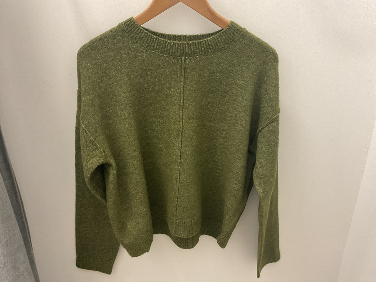 VMBESTI KNITTED PULLOVER - green