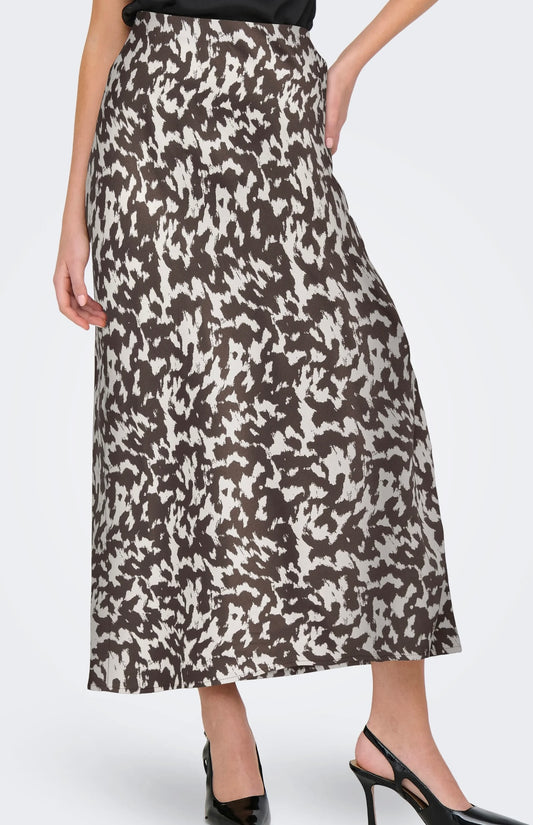 CHIGO ANKEL SATIN SKIRT - Mole/ Rodeo