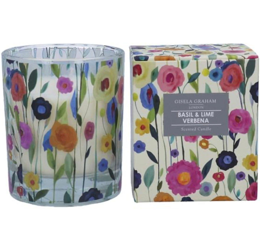 Gisela Graham Basil & Lime Verbena Candle