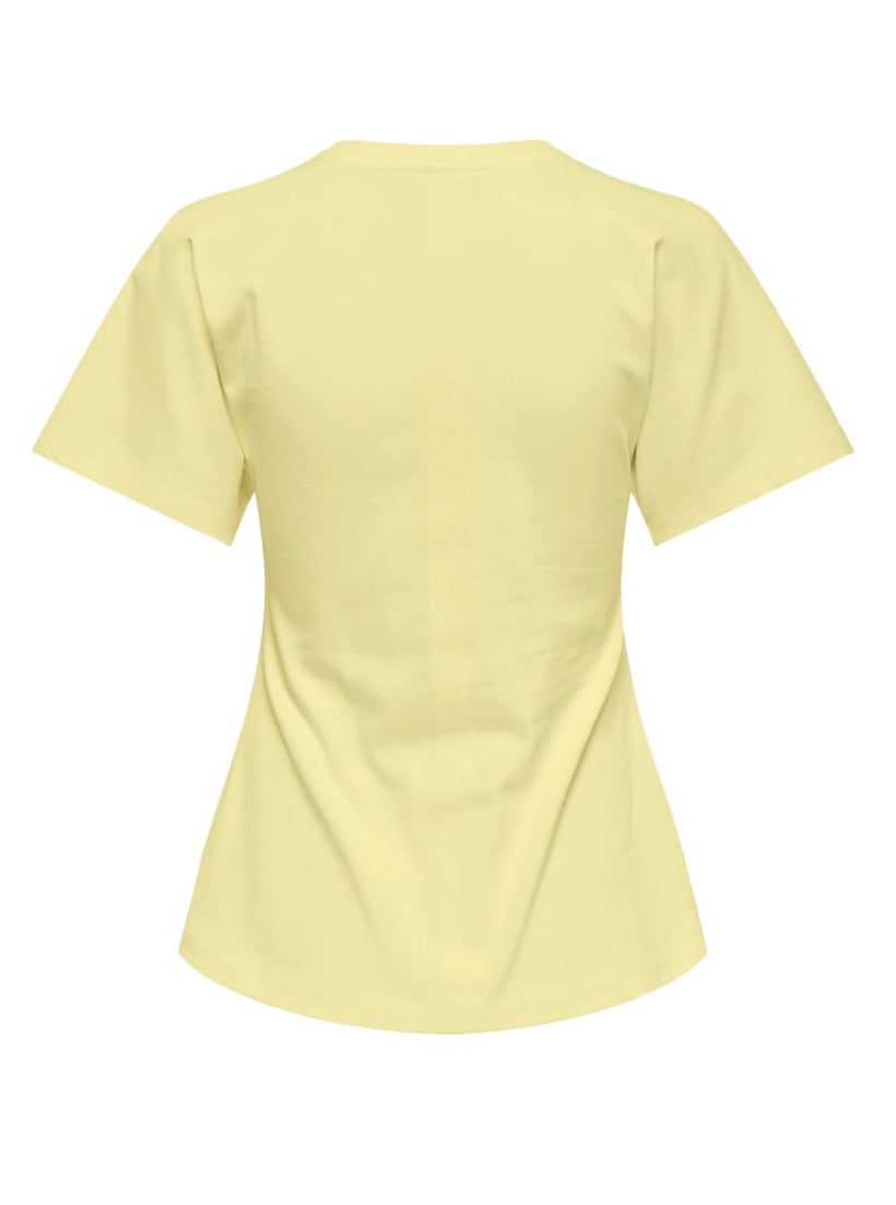 MARIE S/S RUCHING TOP - Sunlight