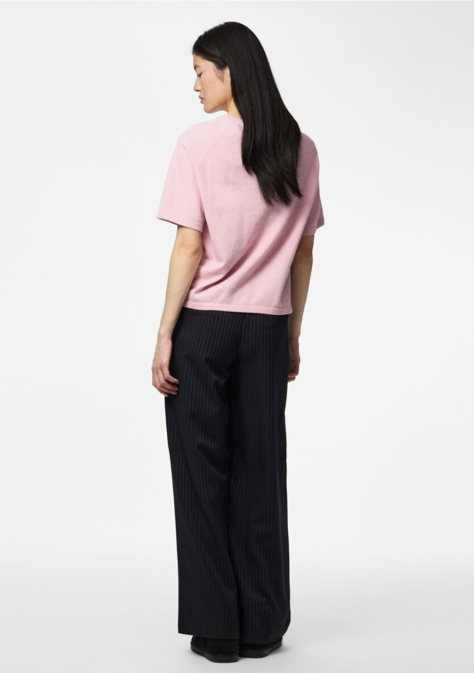 BREE SS O-NECK KNIT - Rose